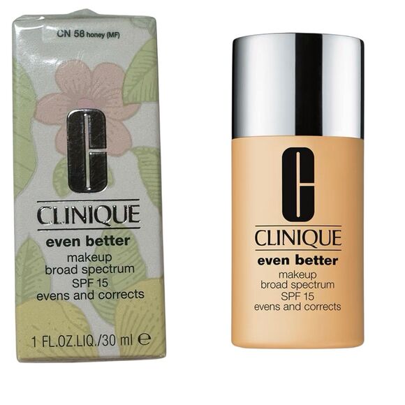 Clinique Even Better Makeup Broad Spectrum SPF 15 Evens & Correct NEW Sealed - Picture 1 of 7